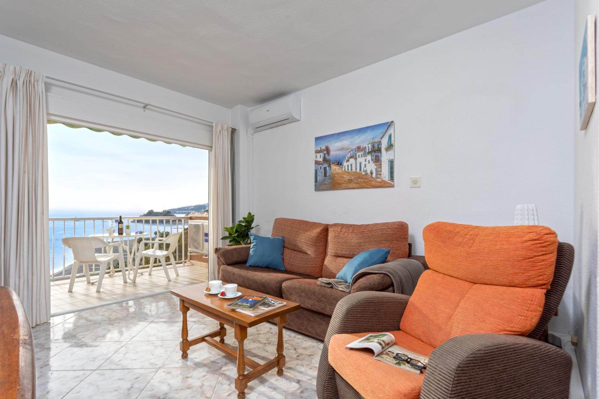 1003 - Seafront Apartment On El Paseo - Air Conditionning - Wi-Fi - Smart Tv Almuñécar Exteriér fotografie